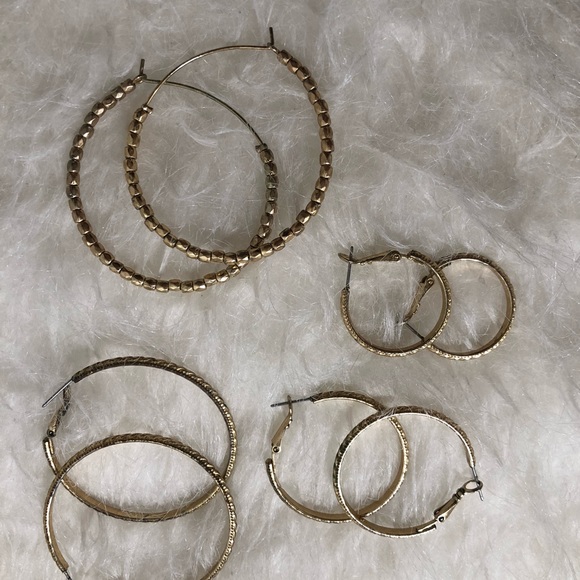 Gold Hoops Bundle - Picture 2 of 2